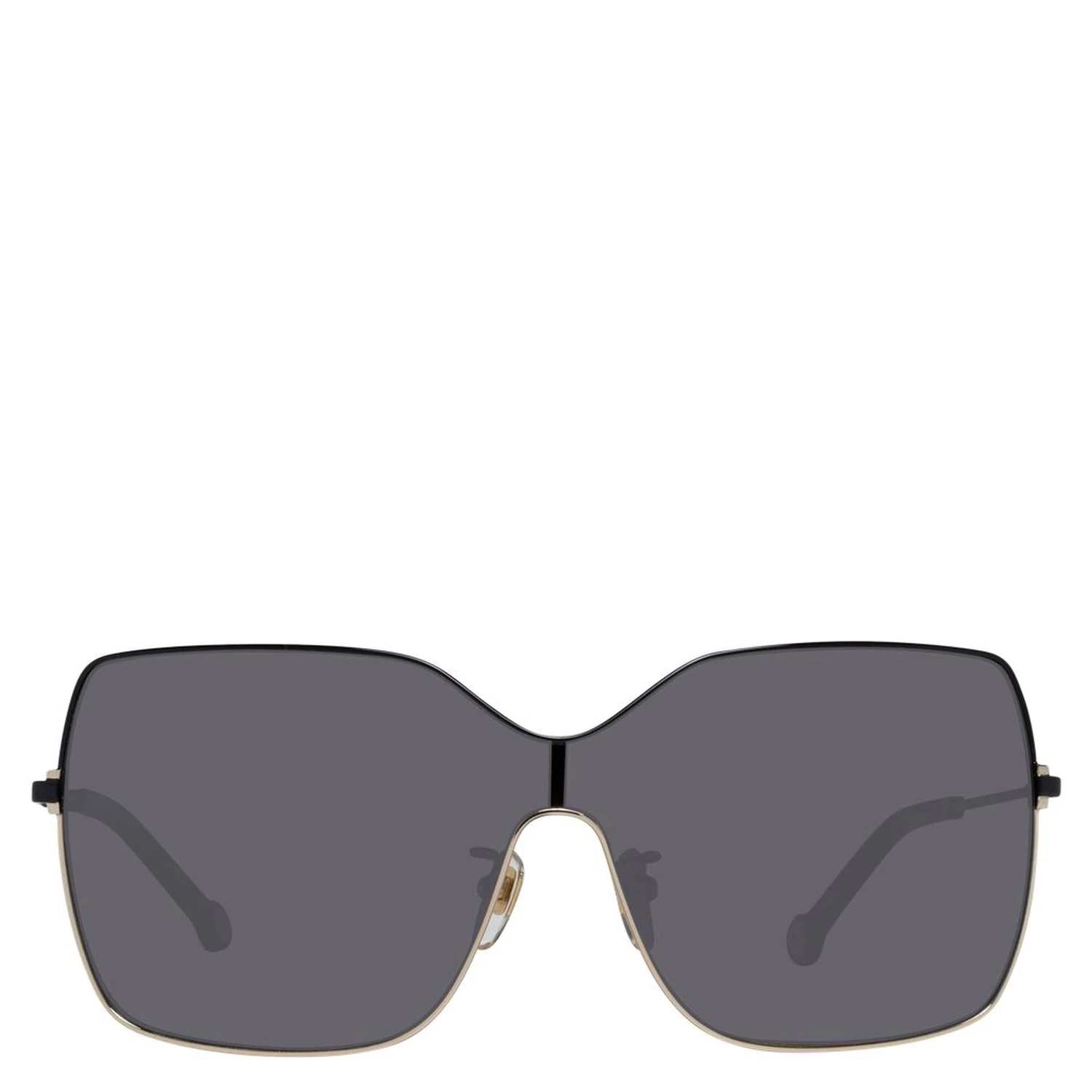 logo-plaque frameless sunglasse
