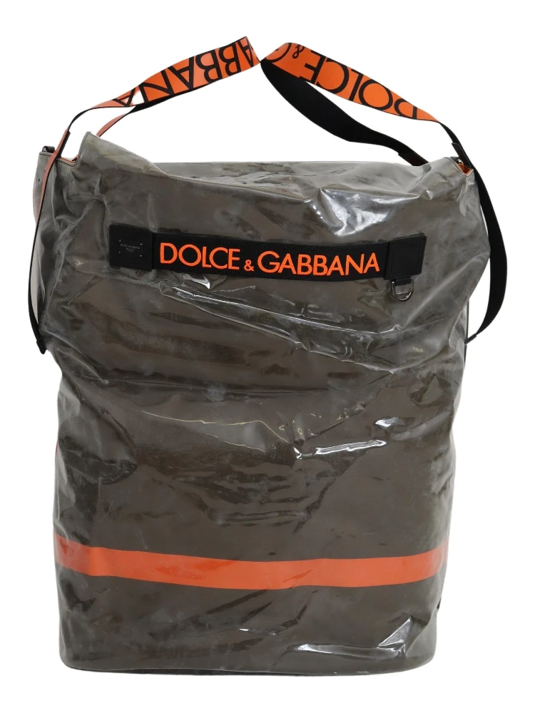 Cotton Men Large Fabric Green Shopping Tote Bag