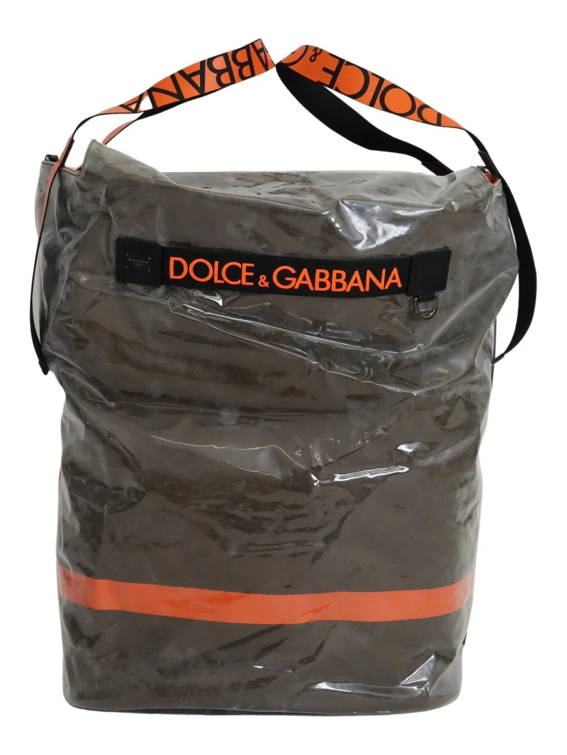 Cotton Men Large Fabric Green Shopping Tote Bag