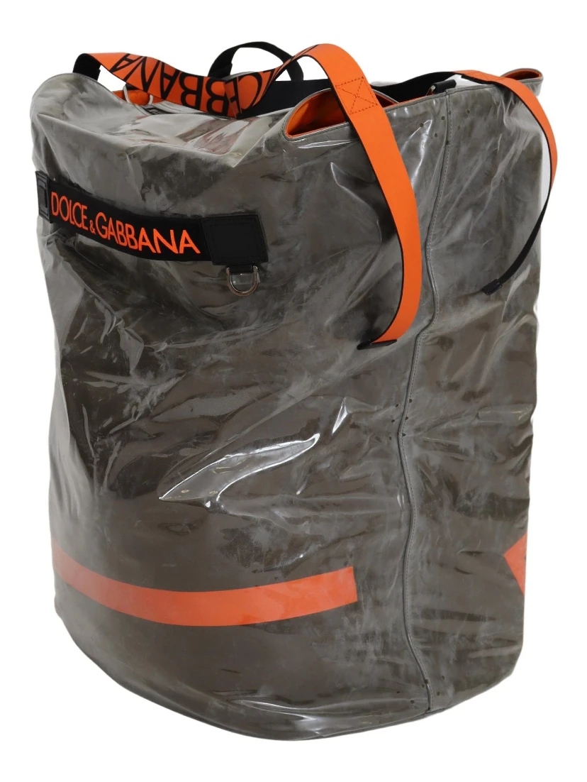 Cotton Men Large Fabric Green Shopping Tote Bag