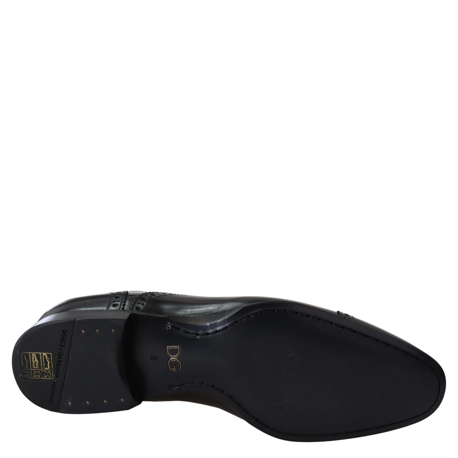Black Leather Men Derby Formal Loafers Shoes