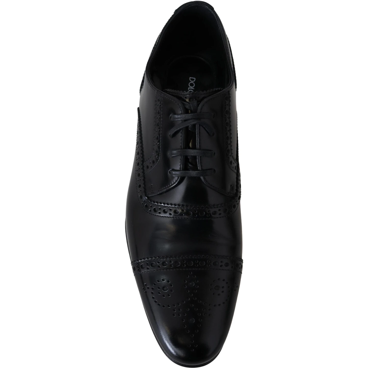 Black Leather Men Derby Formal Loafers Shoes
