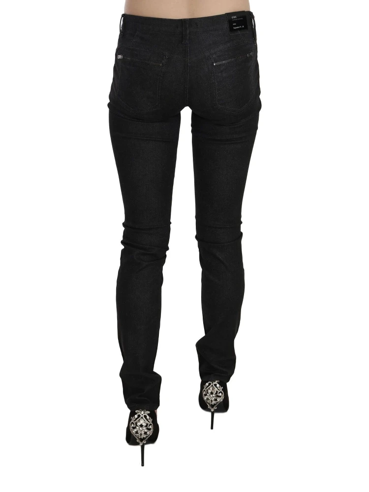 Black Low Waist Skinny Casual Denim Jeans alternative