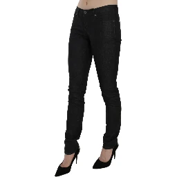 Black Low Waist Skinny Casual Denim Jeans