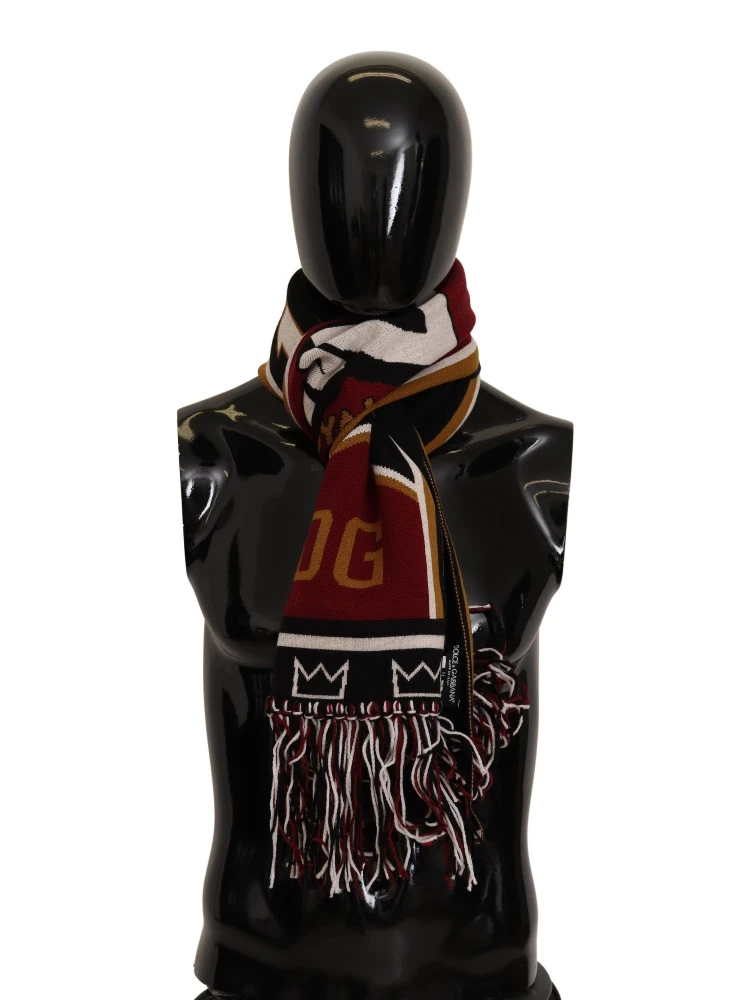 Multicolor Wool Knit DG King Shawl Wrap Scarf