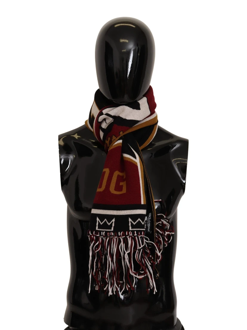 Multicolor Wool Knit DG King Shawl Wrap Scarf