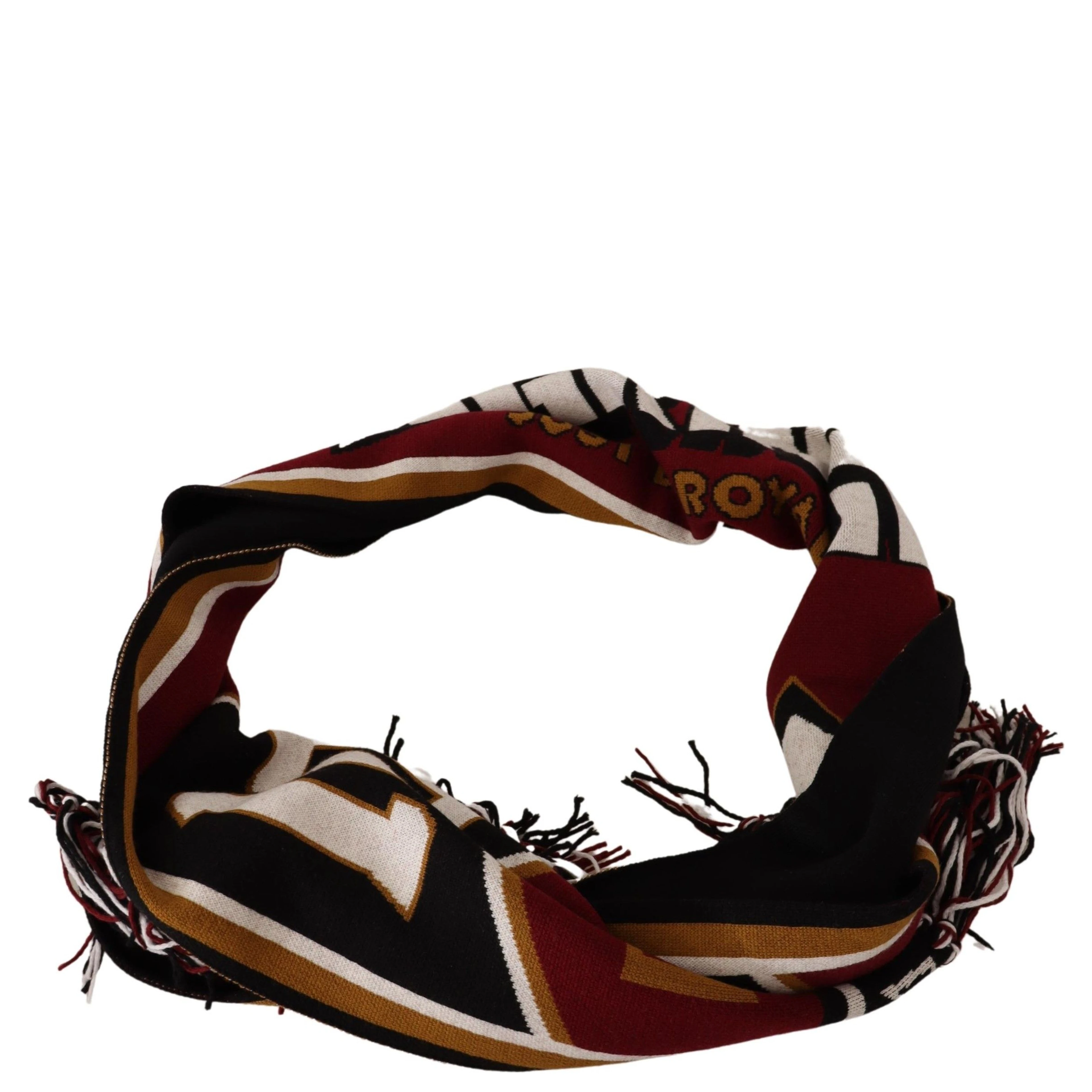 Multicolor Wool Knit DG King Shawl Wrap Scarf