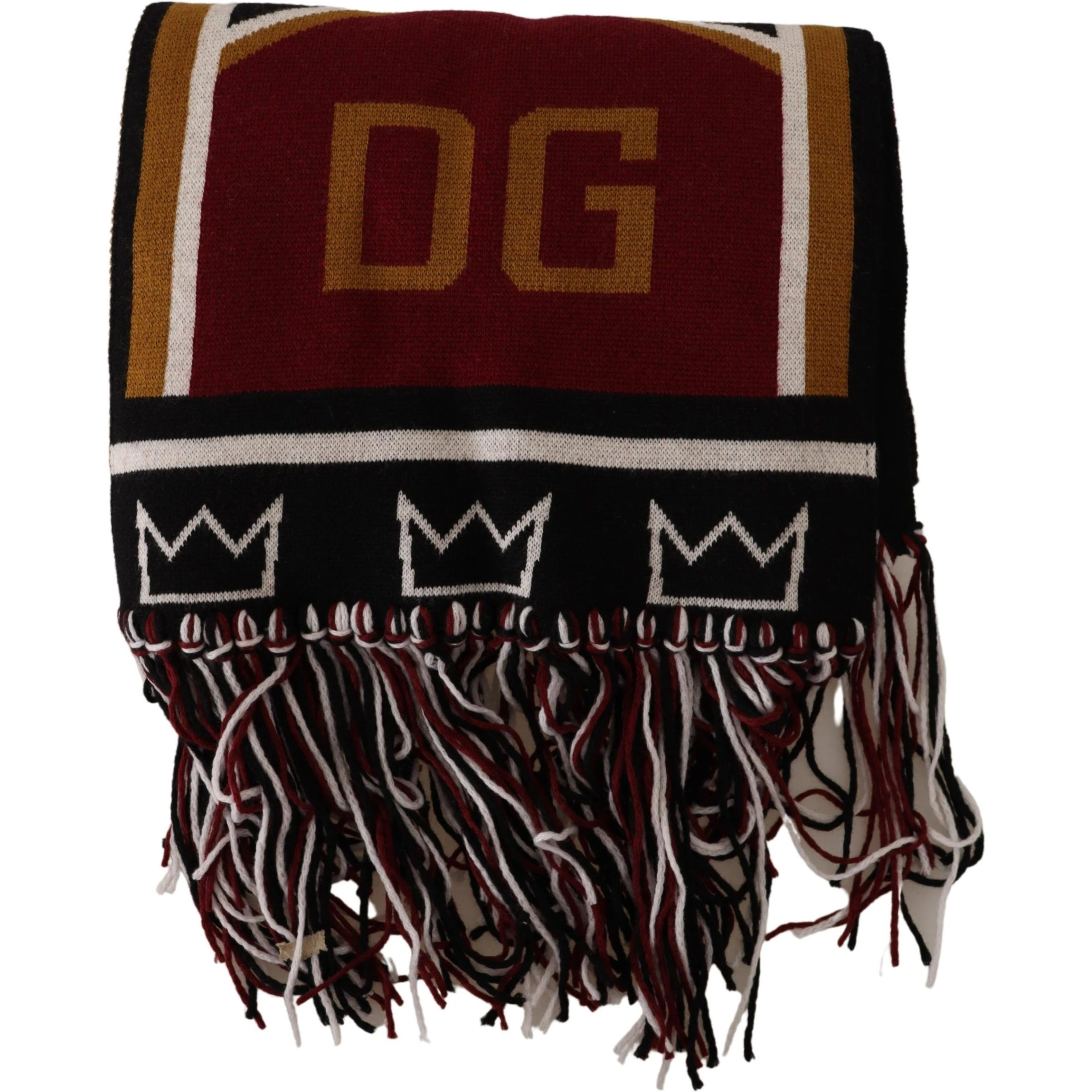 Multicolor Wool Knit DG King Shawl Wrap Scarf