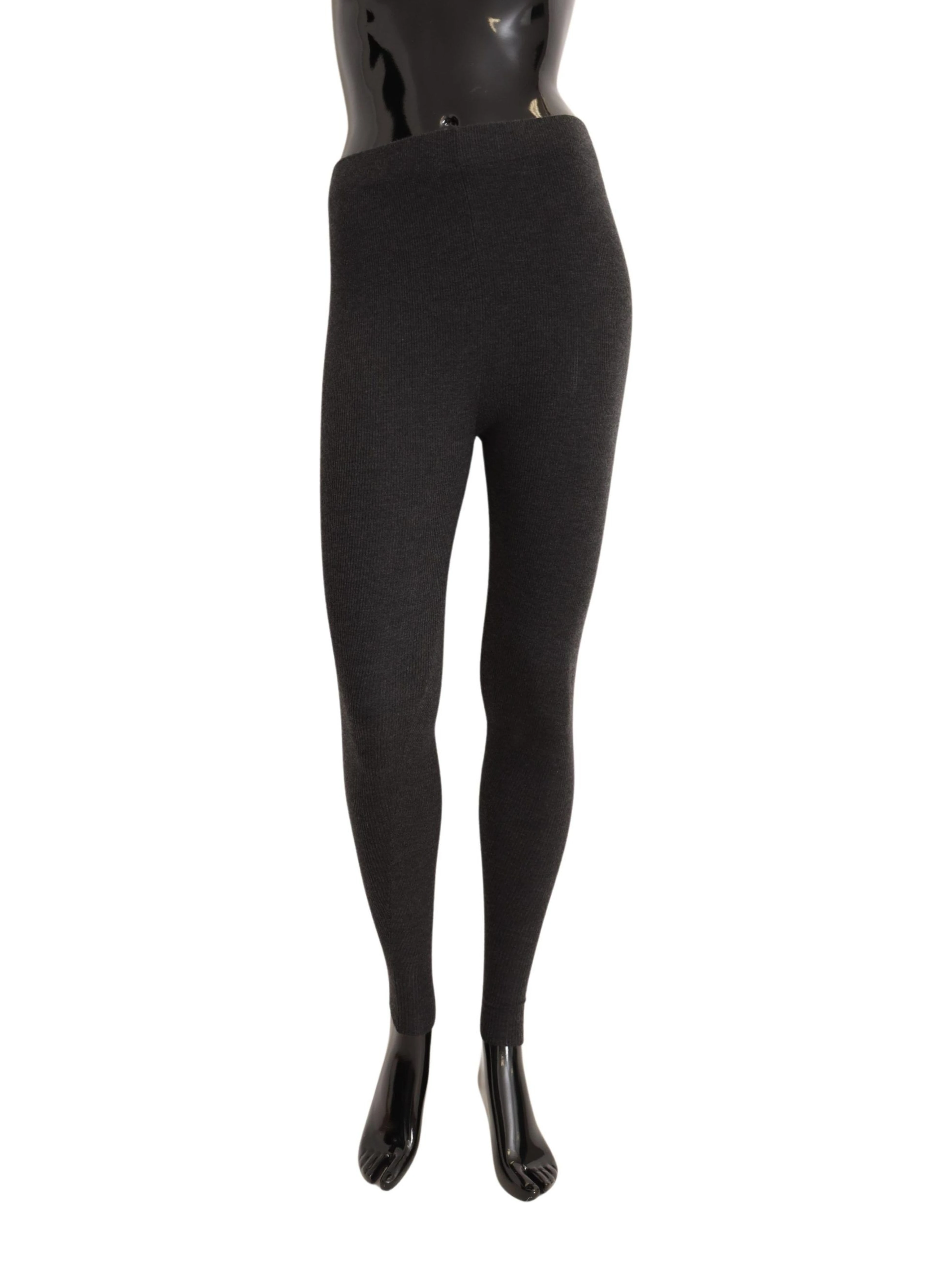Gray 100% Cashmere Tights Stocking Socks