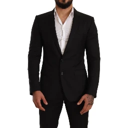 Black Check MARTINI SLIM FIT 2 Piece Suit