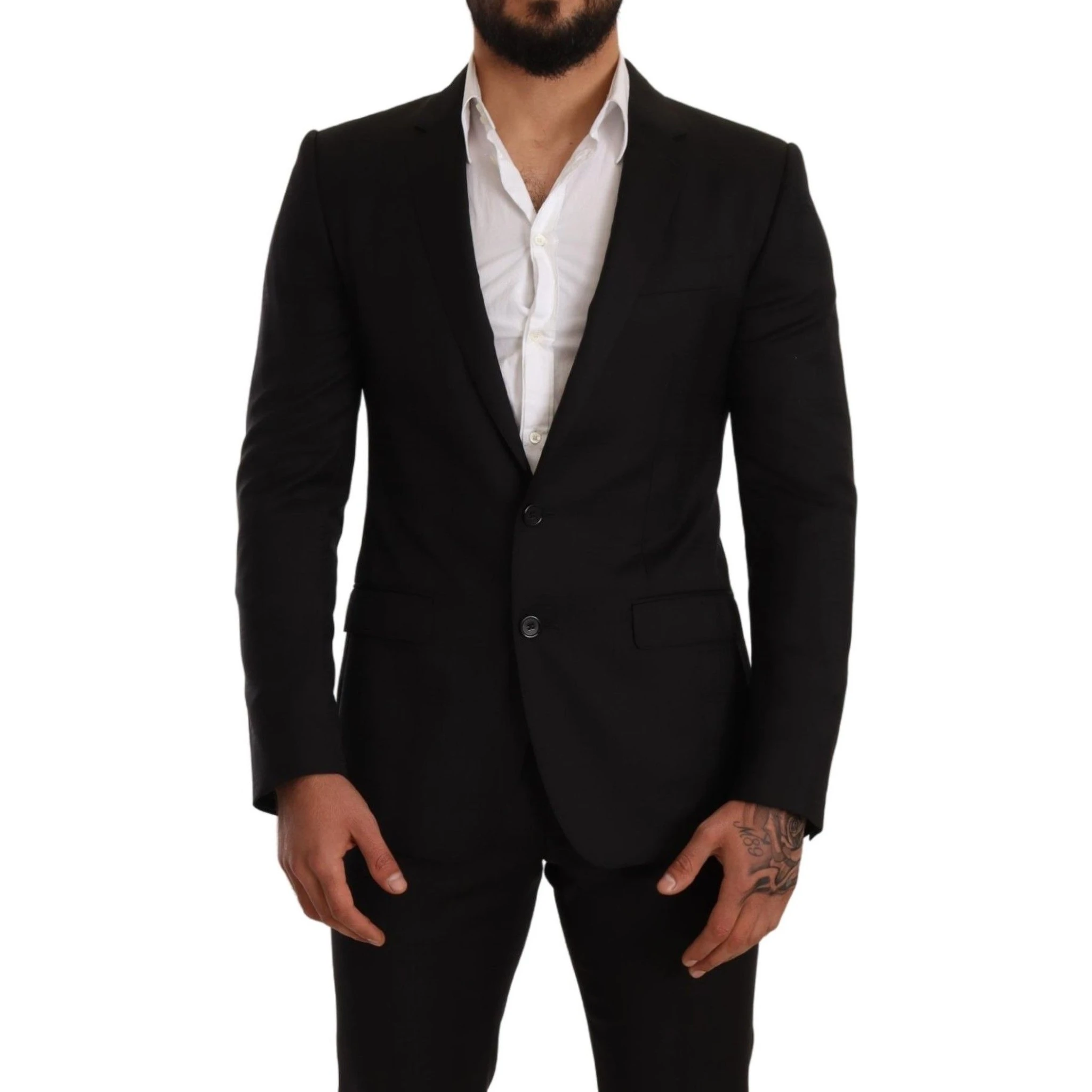 Black Check MARTINI SLIM FIT 2 Piece Suit