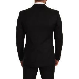Black Check MARTINI SLIM FIT 2 Piece Suit