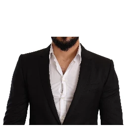 Black Check MARTINI SLIM FIT 2 Piece Suit