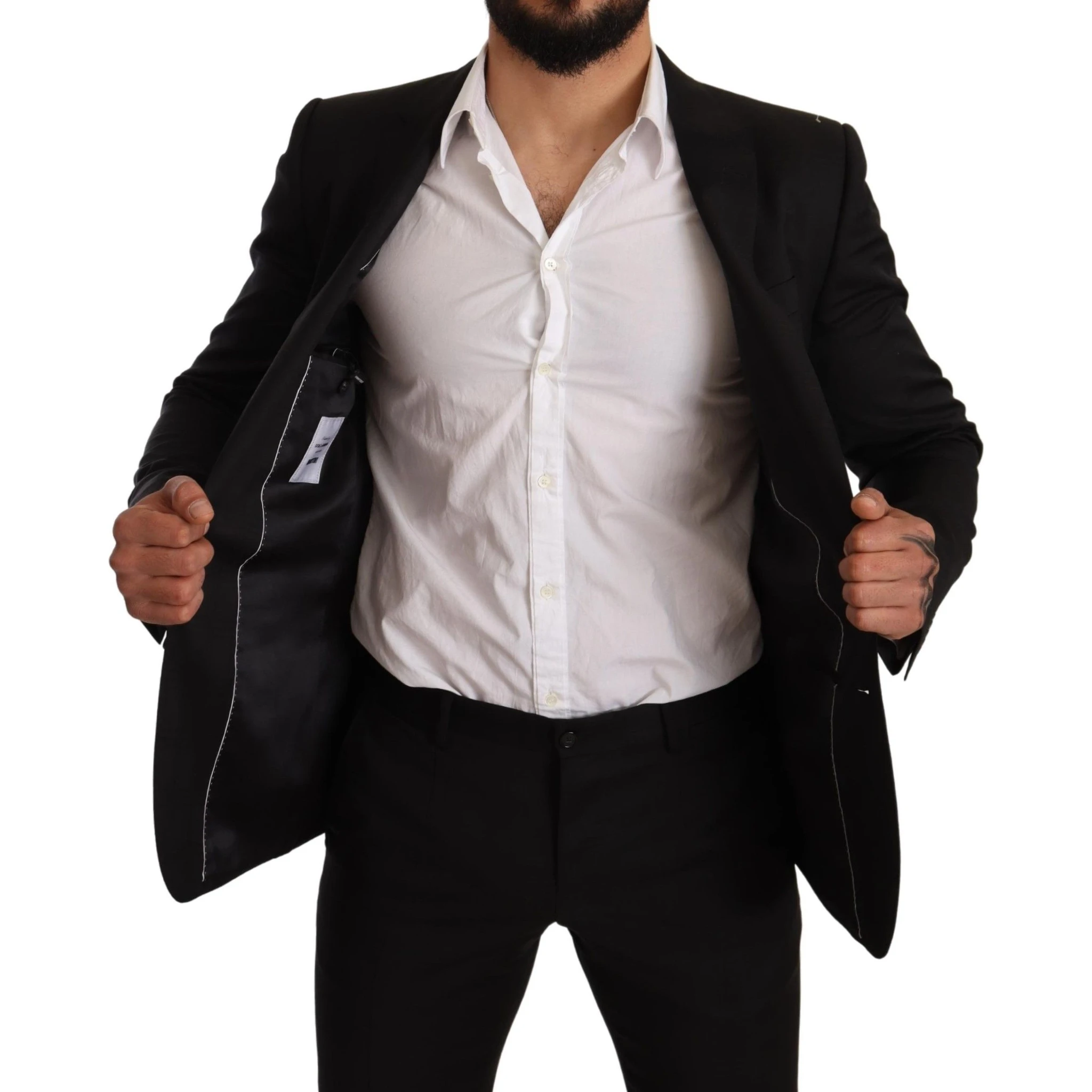 Black Check MARTINI SLIM FIT 2 Piece Suit