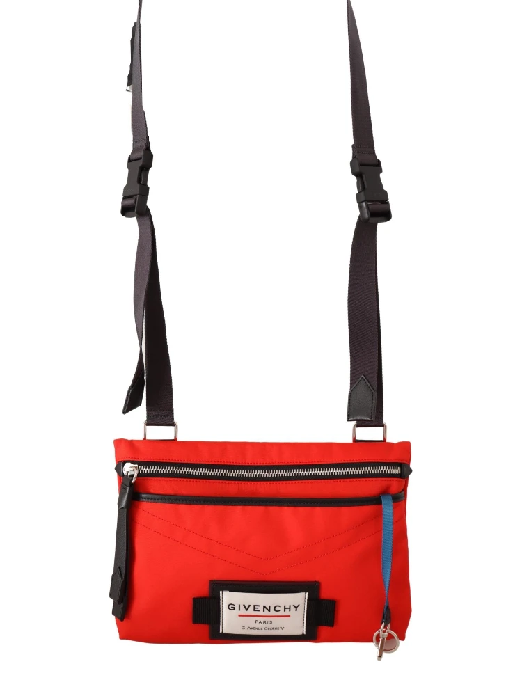 Red Polyamide Downtown Flat Crossbody Bag alternative