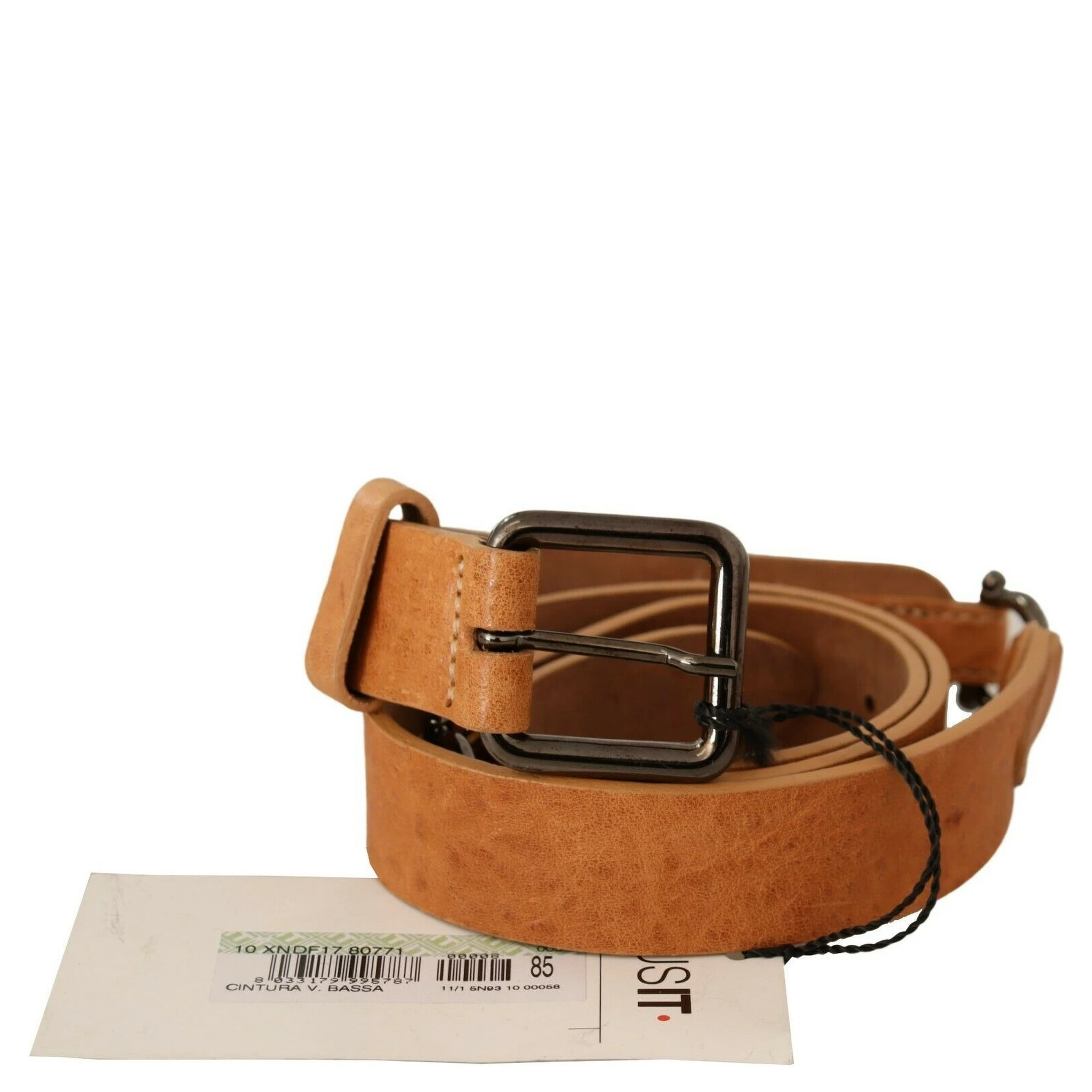 Light Brown Buckle Waist Belt