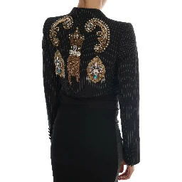 Black Crystal Fairy Tale Blazer Jacket