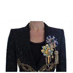 Black Crystal Fairy Tale Blazer Jacket