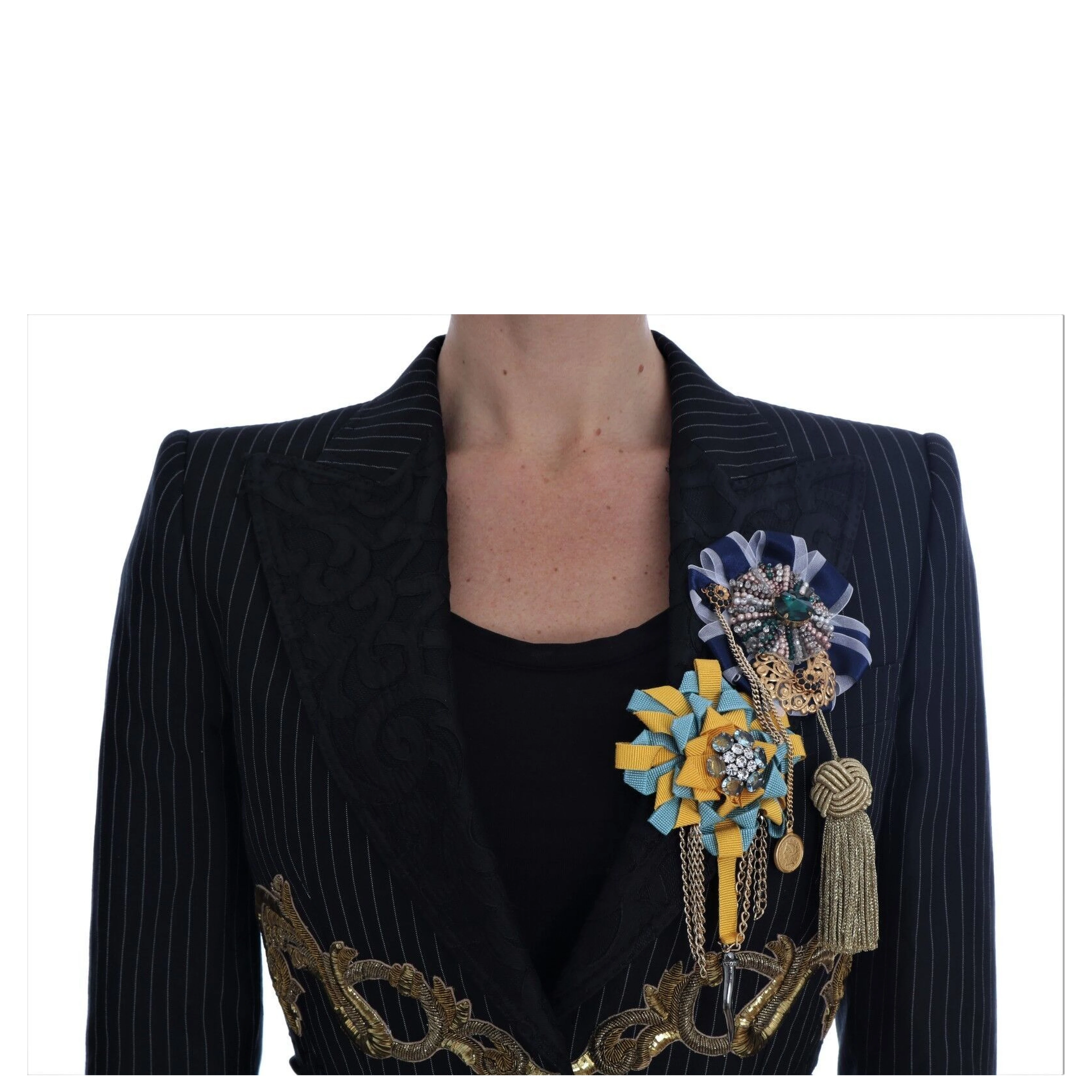 Black Crystal Fairy Tale Blazer Jacket