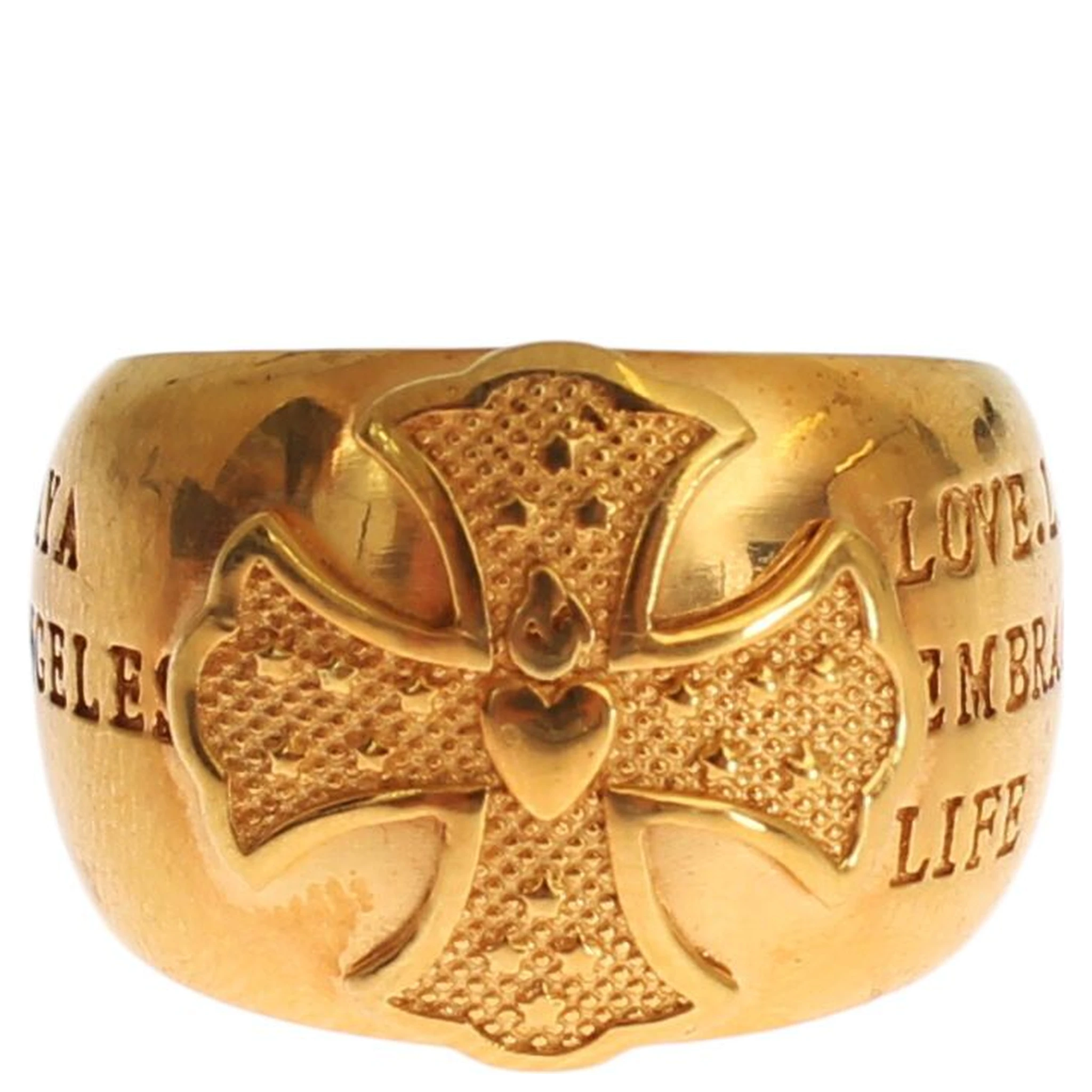 Gold Plated 925 Silver Womens Ring