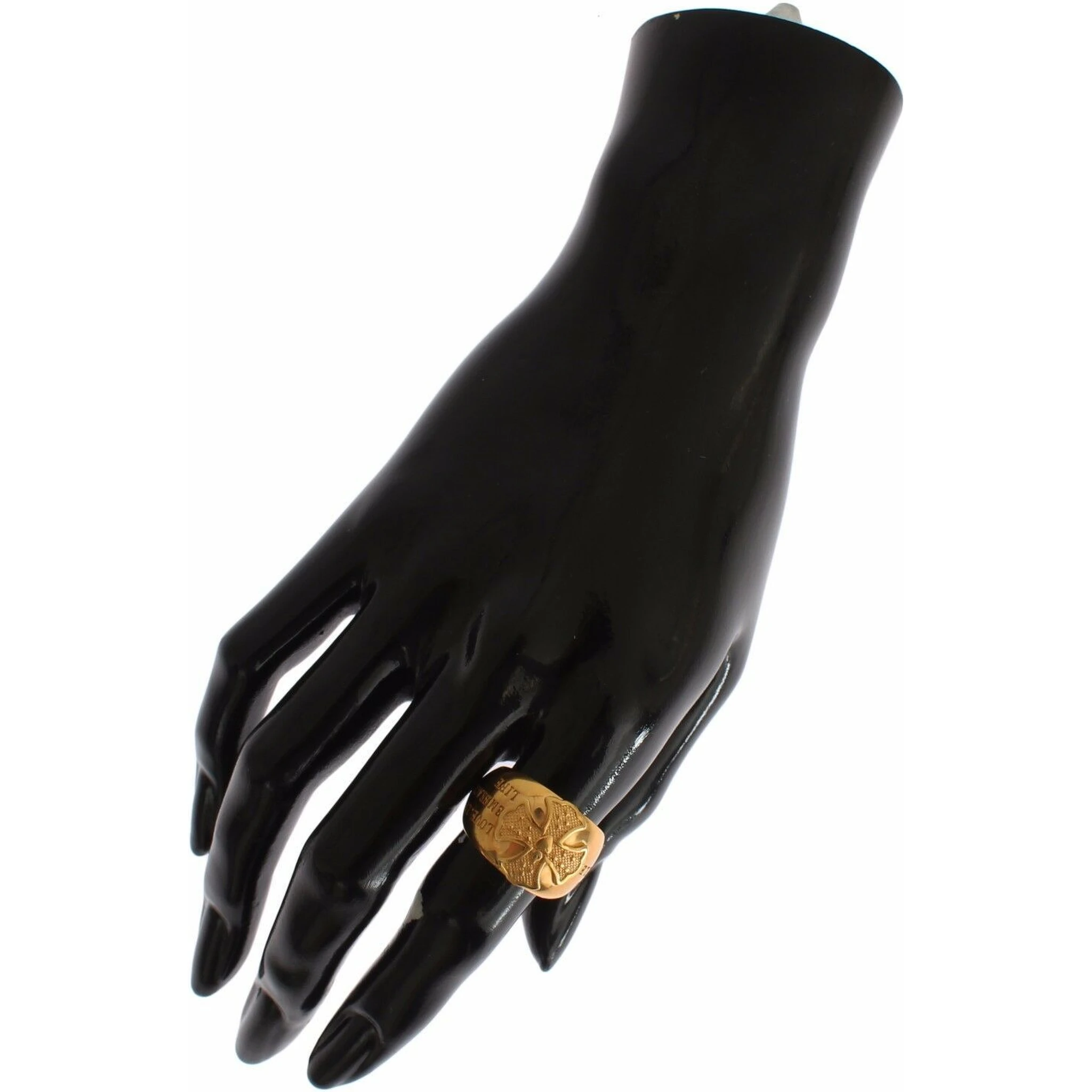 Gold Plated 925 Silver Womens Ring