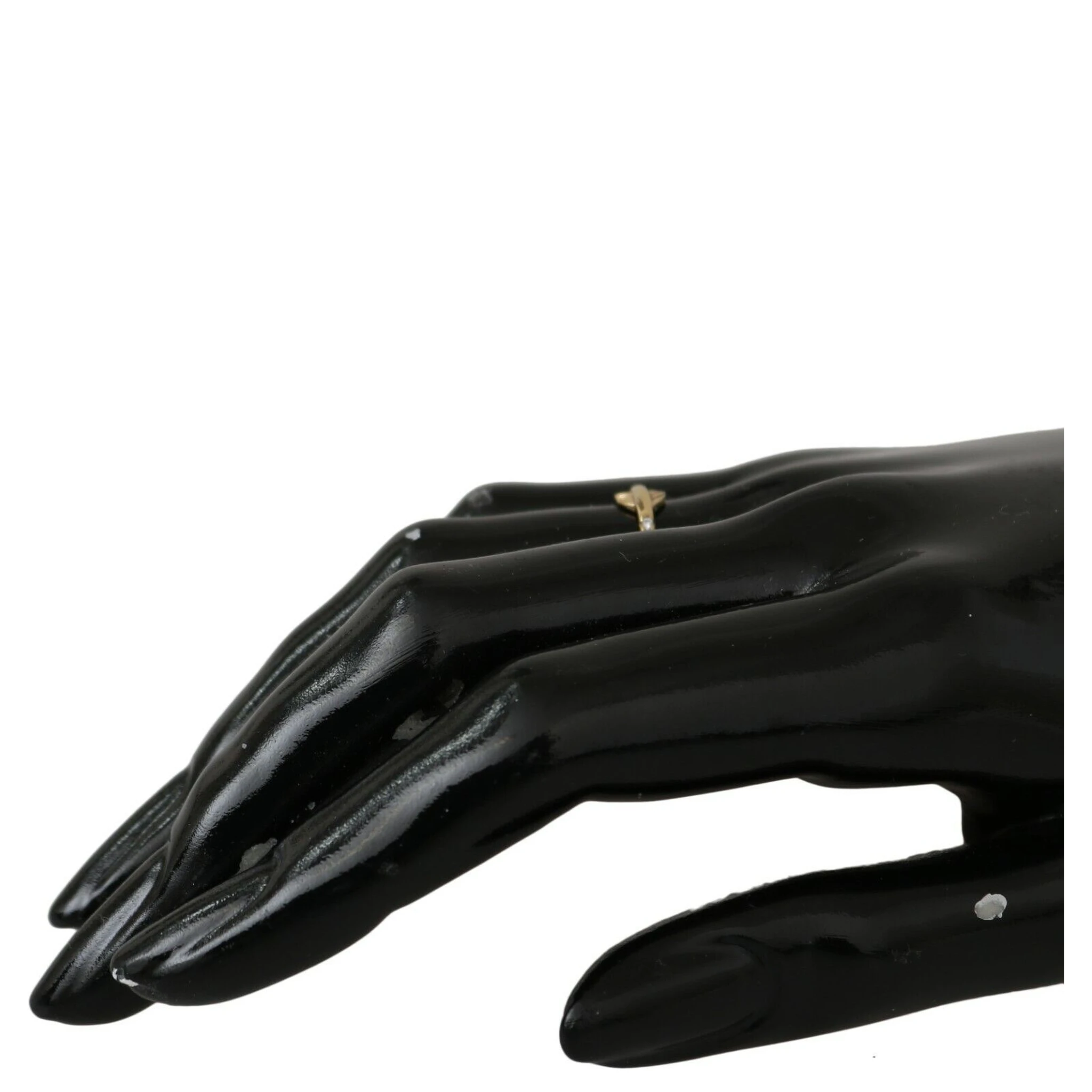 Gold Feather Clear CZ 925 Silver Women