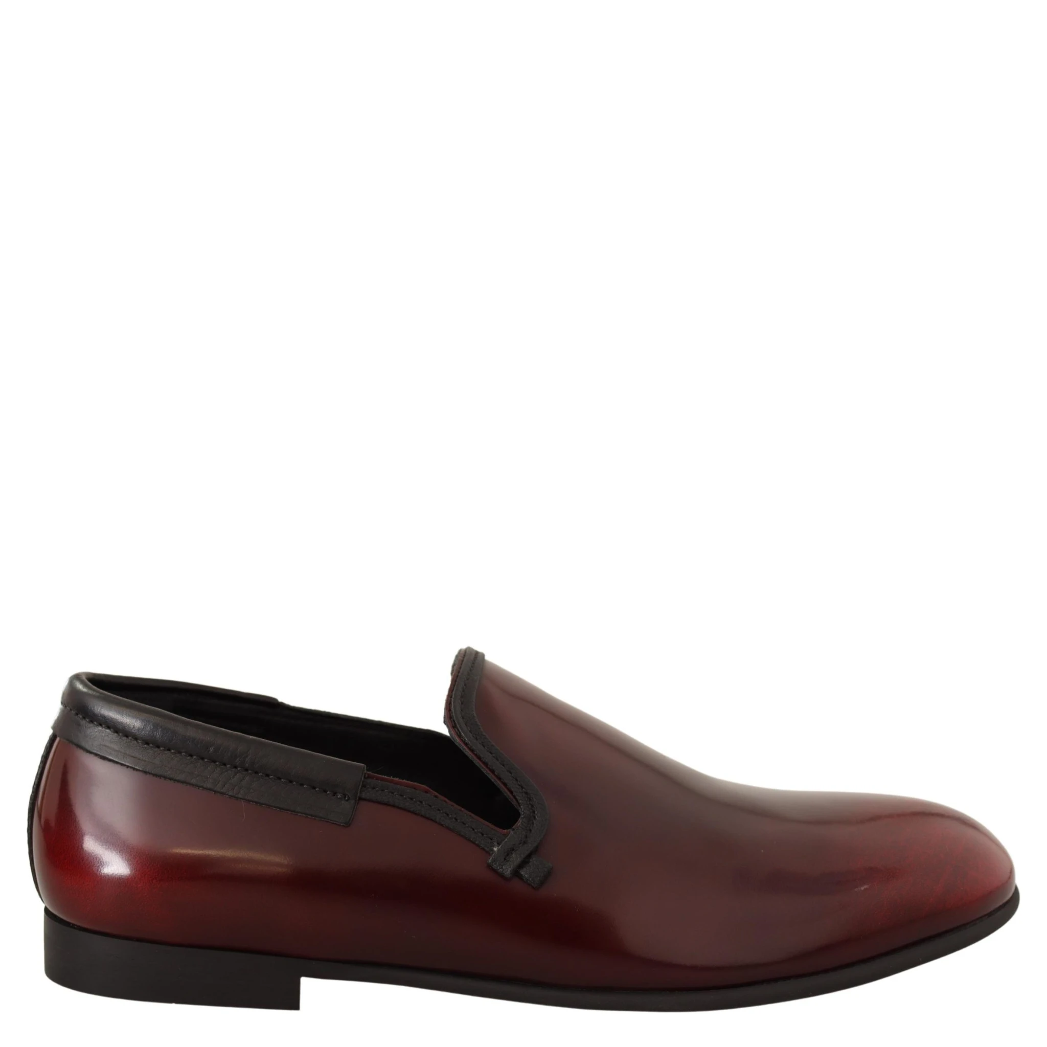 Bordeaux Patent Leather Dress Loafers Shoes