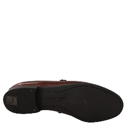 Bordeaux Patent Leather Dress Loafers Shoes