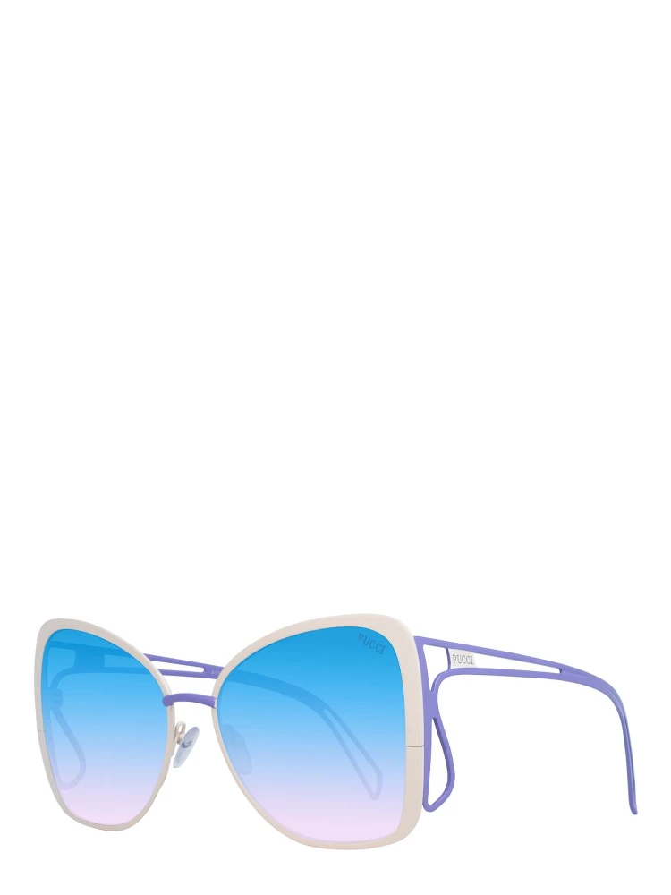 Cream Metal Sunglasses