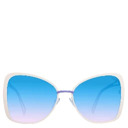 Cream Metal Sunglasses