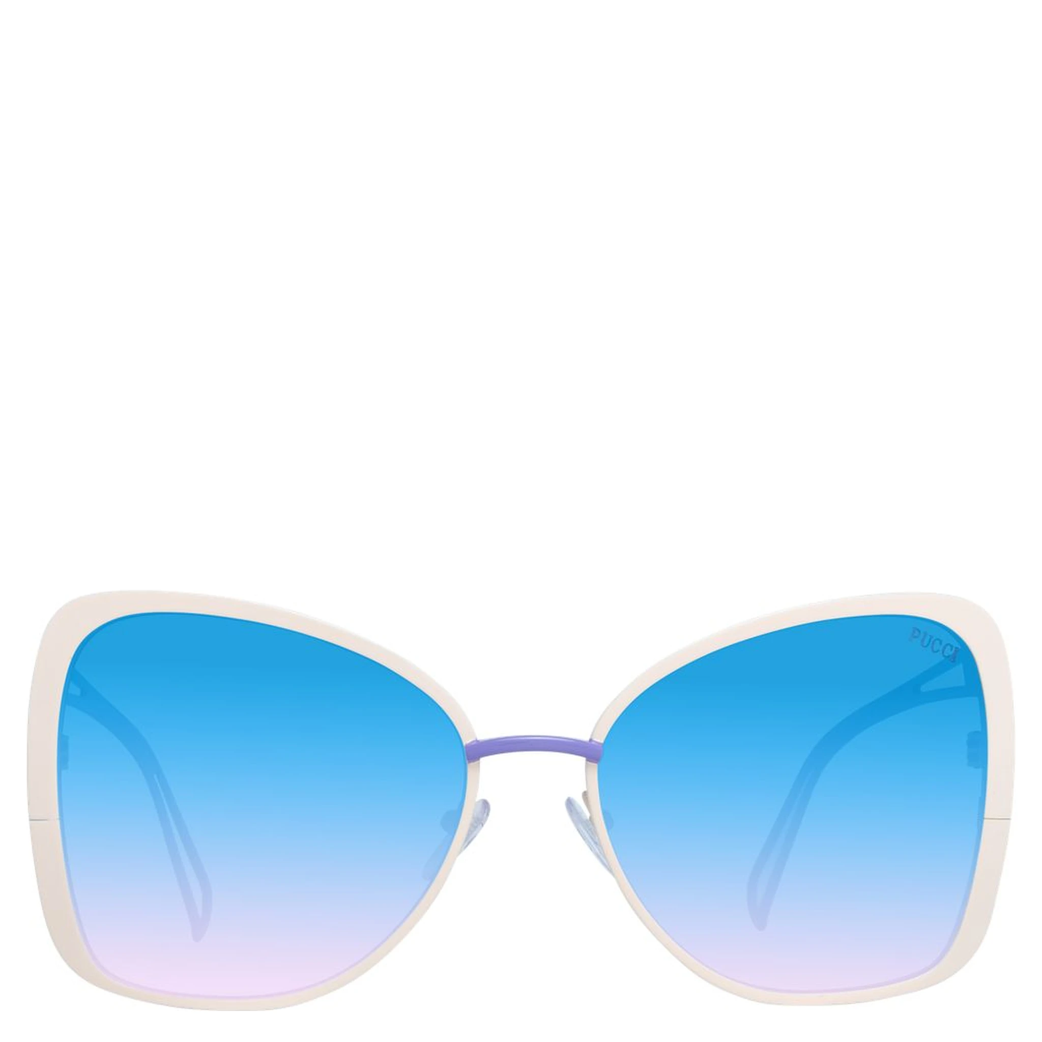 Cream Metal Sunglasses