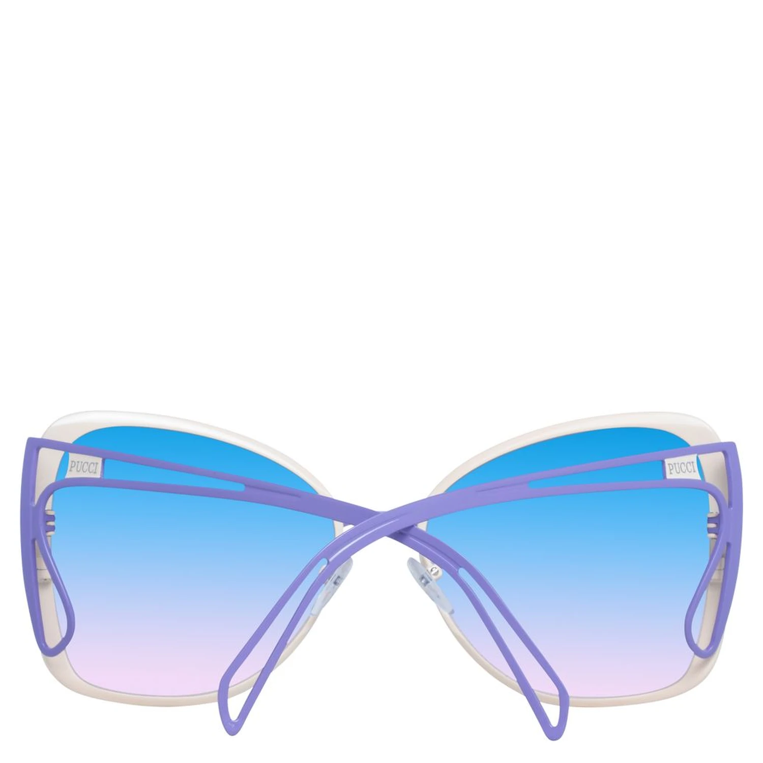 Cream Metal Sunglasses