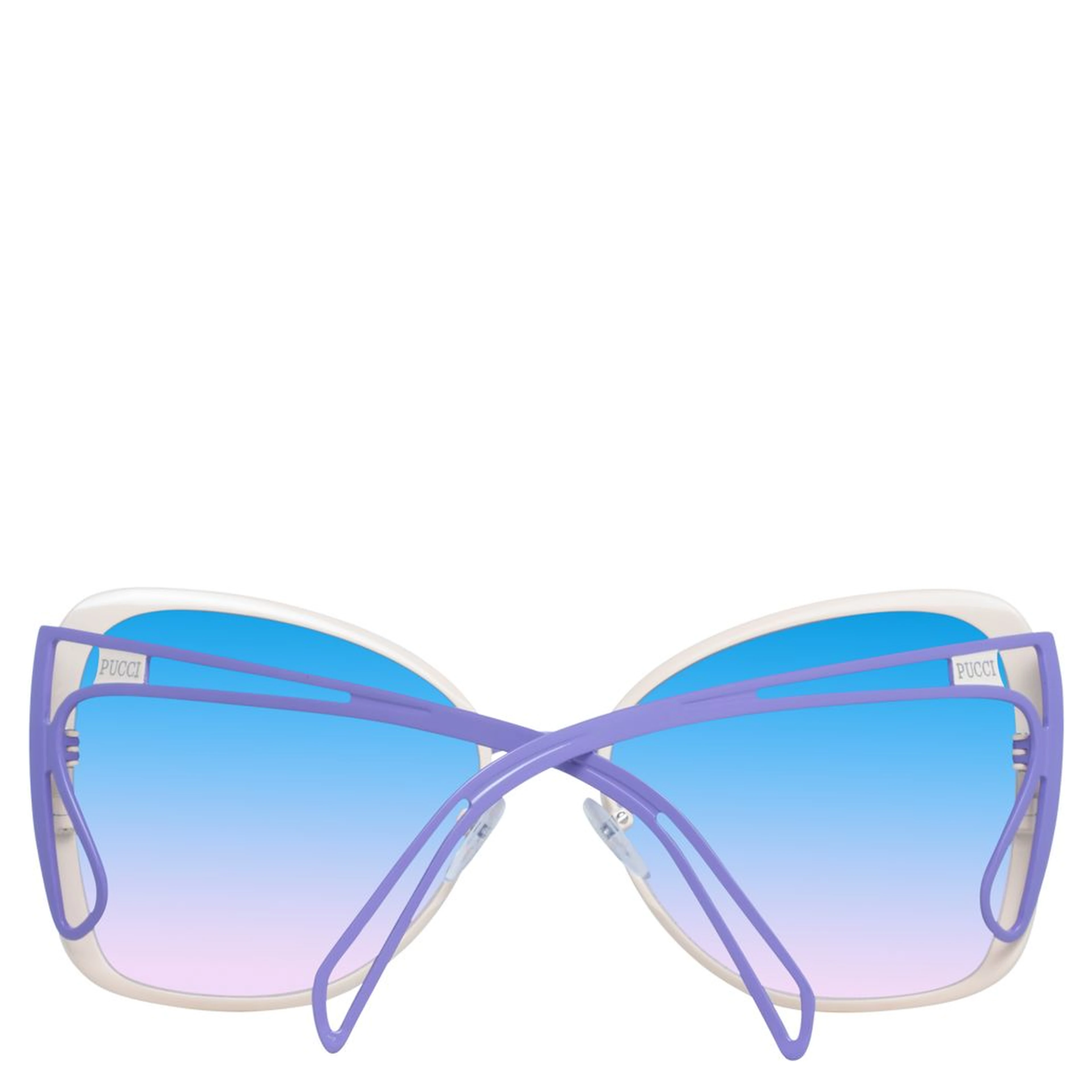 Cream Metal Sunglasses
