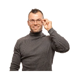 Gray Metal & Plastic Glasses (Frames)