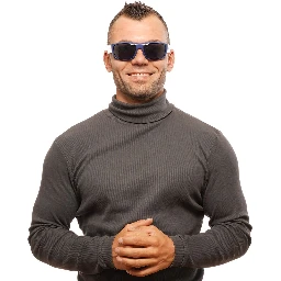 TJ 0063/S PJP 62mm Unisex Blue Trapezium Sunglasses