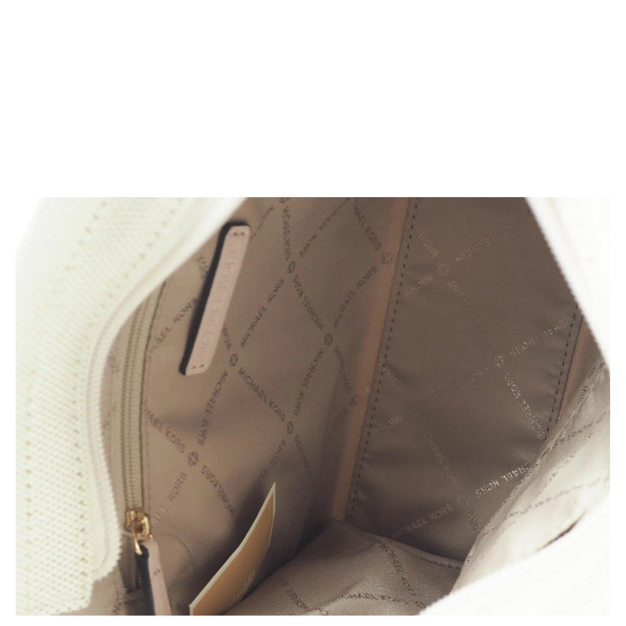 Mirella Small Powder Blush Canvas Shopper Crossbody Handbag Purse