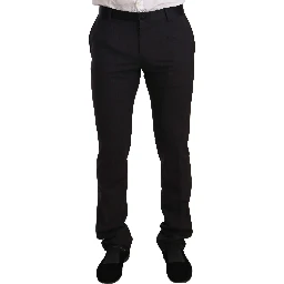 Blue Velvet Cotton Slim Fit Smoking Suit