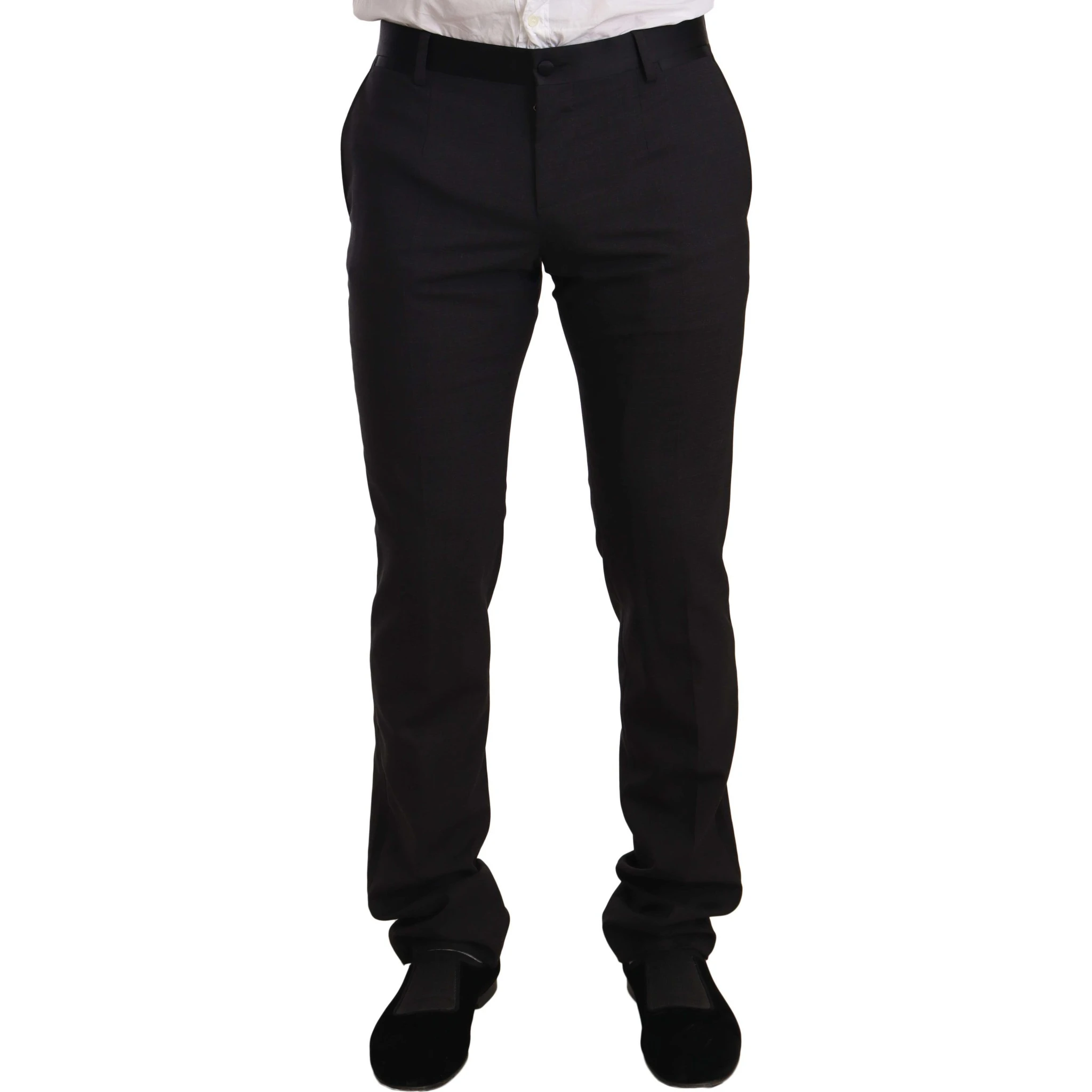 Blue Velvet Cotton Slim Fit Smoking Suit