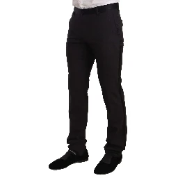 Blue Velvet Cotton Slim Fit Smoking Suit
