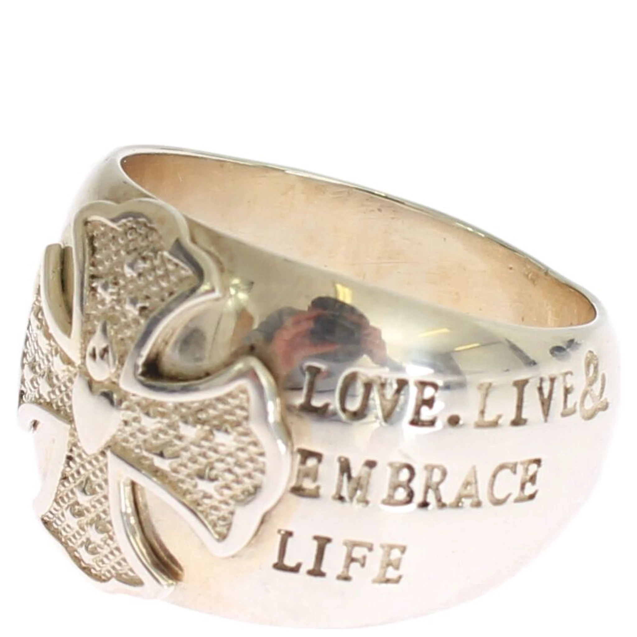 Silver Cross Womens 925 Sterling Ring