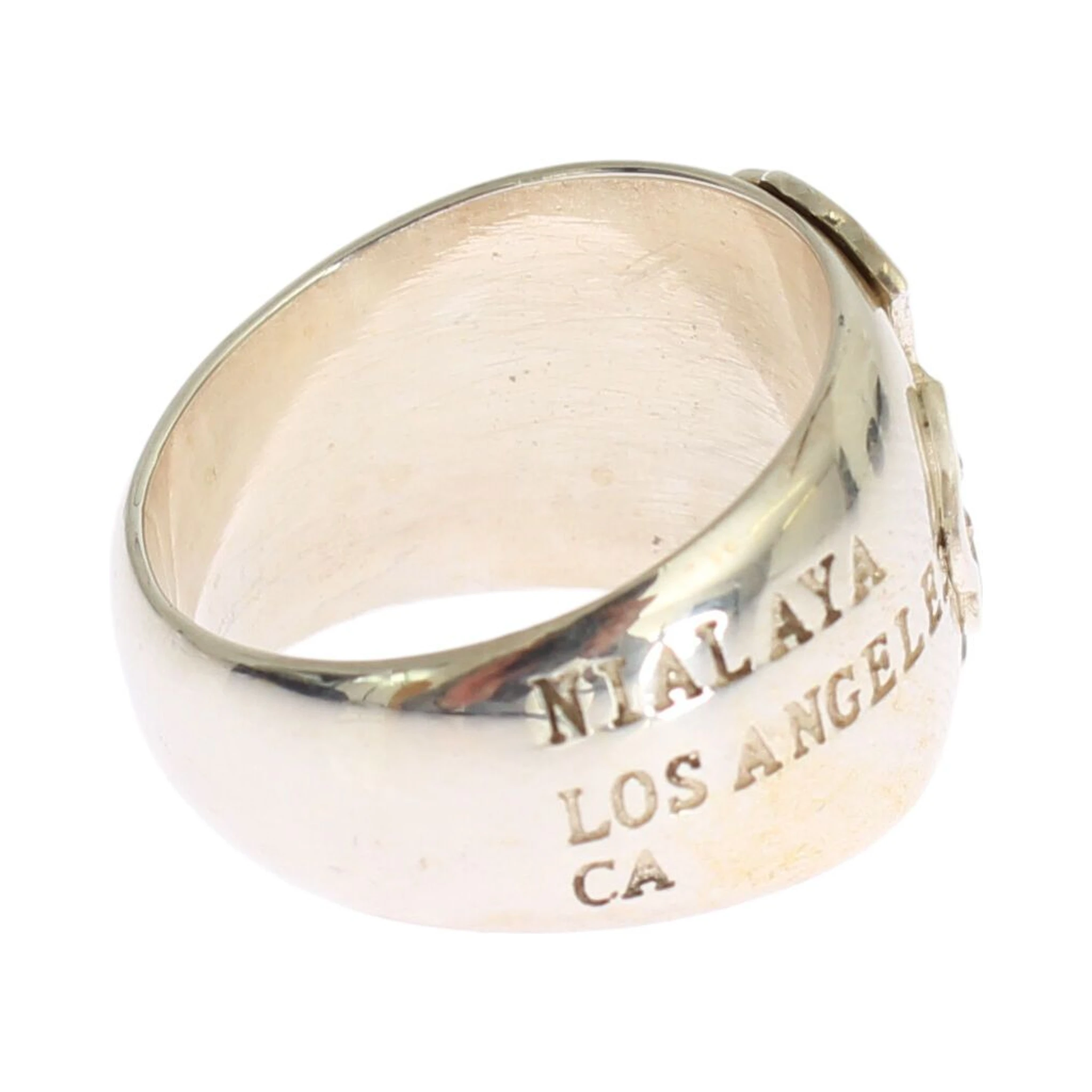 Silver Cross Womens 925 Sterling Ring