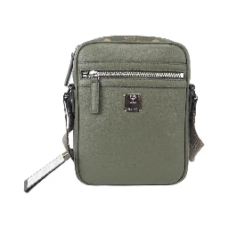 Klassik Mini Sea Turtle Visetos Mixed Leather Multifunction Crossbody Bag Green