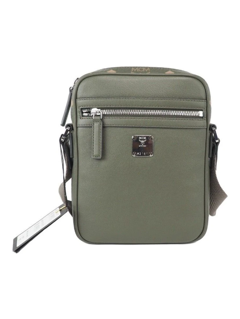 Klassik Mini Sea Turtle Visetos Mixed Leather Multifunction Crossbody Bag Green