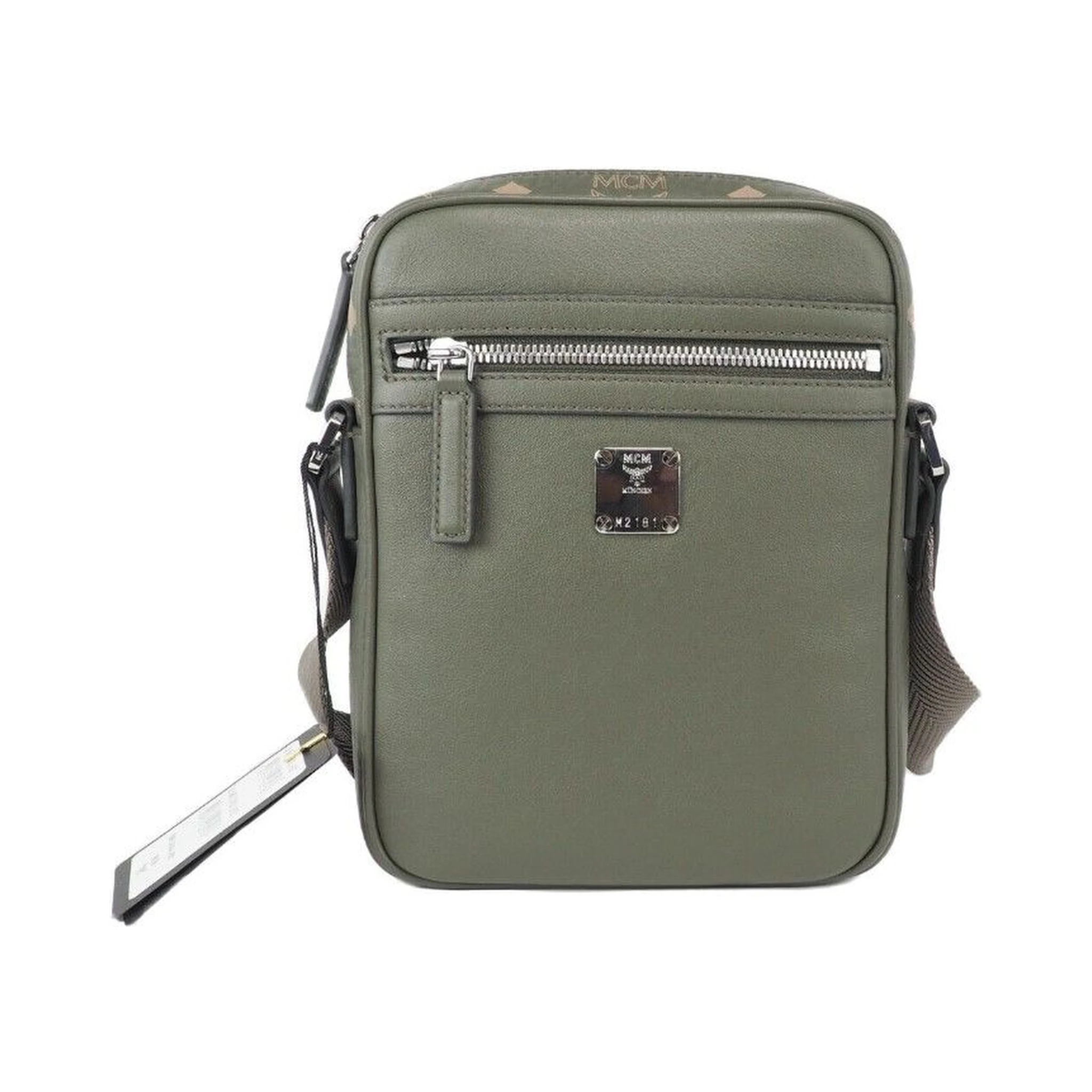 Klassik Mini Sea Turtle Visetos Mixed Leather Multifunction Crossbody Bag Green