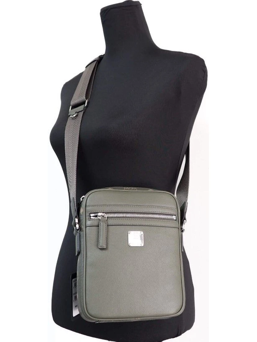 Klassik Mini Sea Turtle Visetos Mixed Leather Multifunction Crossbody Bag Green