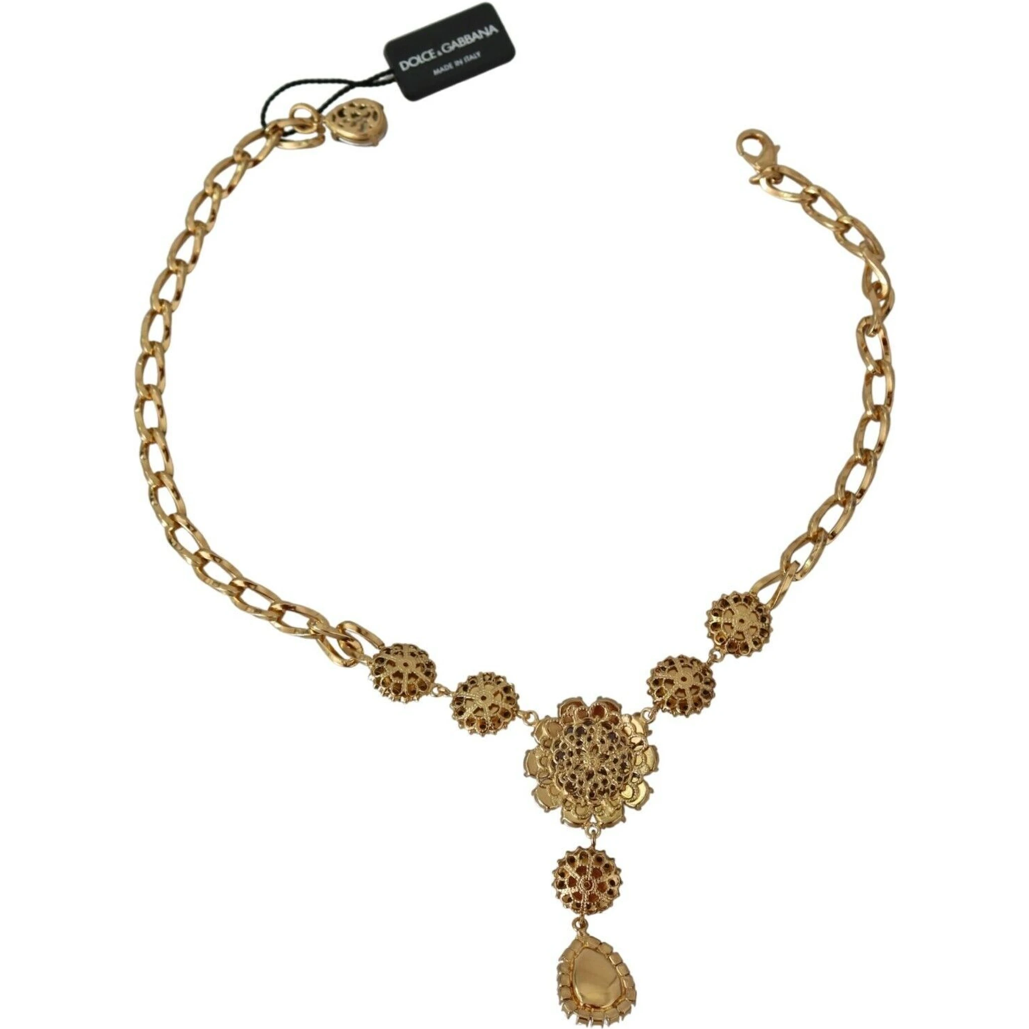 Pink Gold Brass Crystal Purple Pearl Pendants