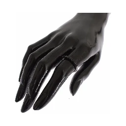 Black CZ Rhodium 925 Silver Womens Ring