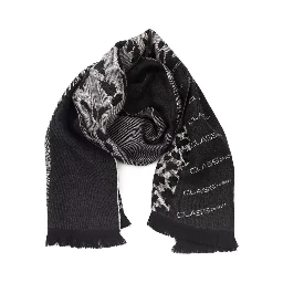 Black Wool Scarf