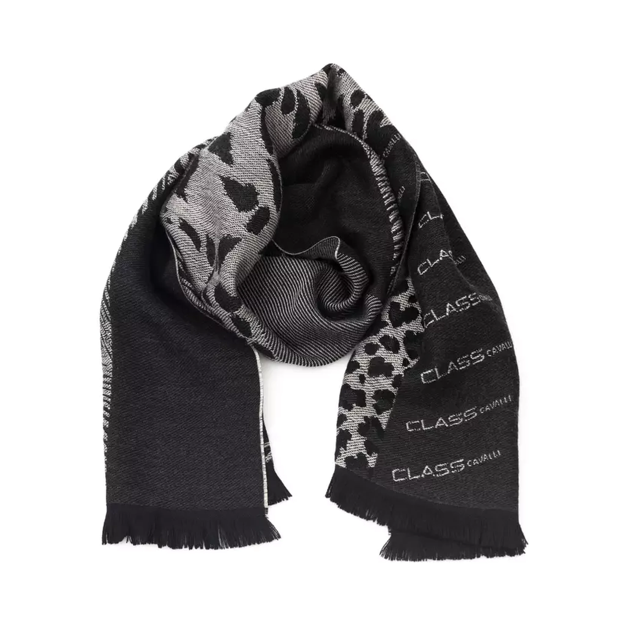 Black Wool Scarf
