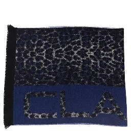 Blue Wool Scarf